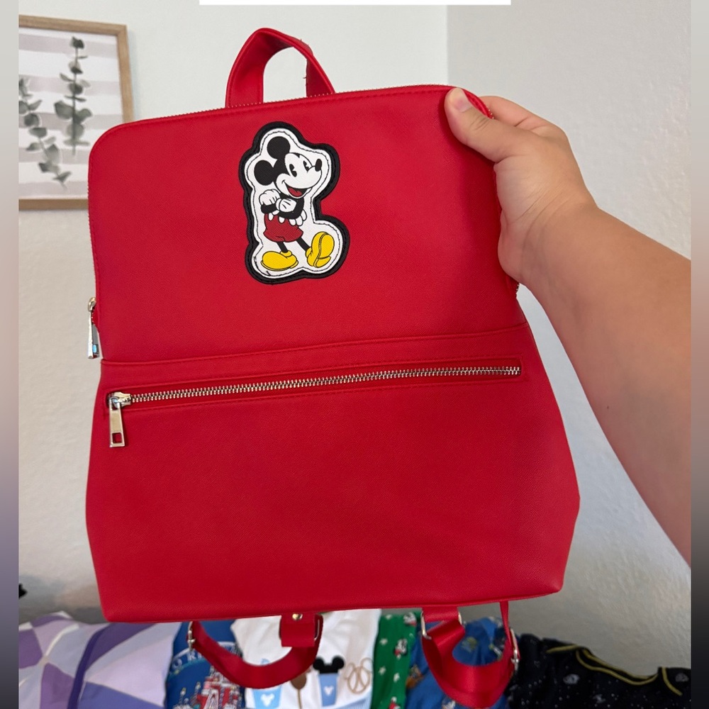 NWT Disney Mickey Mouse Red backpack